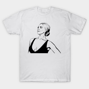 Hannah Waddingham Outline T-Shirt